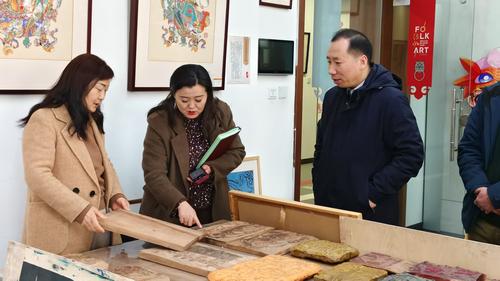 4.參觀木版年畫制作技藝